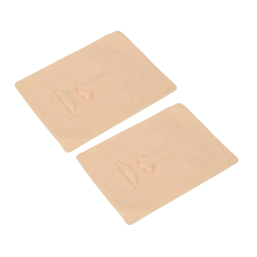 10pcs Silicone Tattoo Practice Skin Heads for Eyebrow, Eyeliner, Lip Tutorial