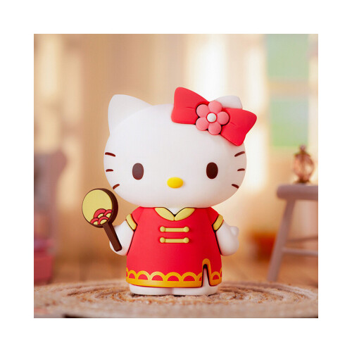 (Style E) Hello Kitty Multiple Outfit PVC Toy Model Desktop Decor Christmas Gift for Kids