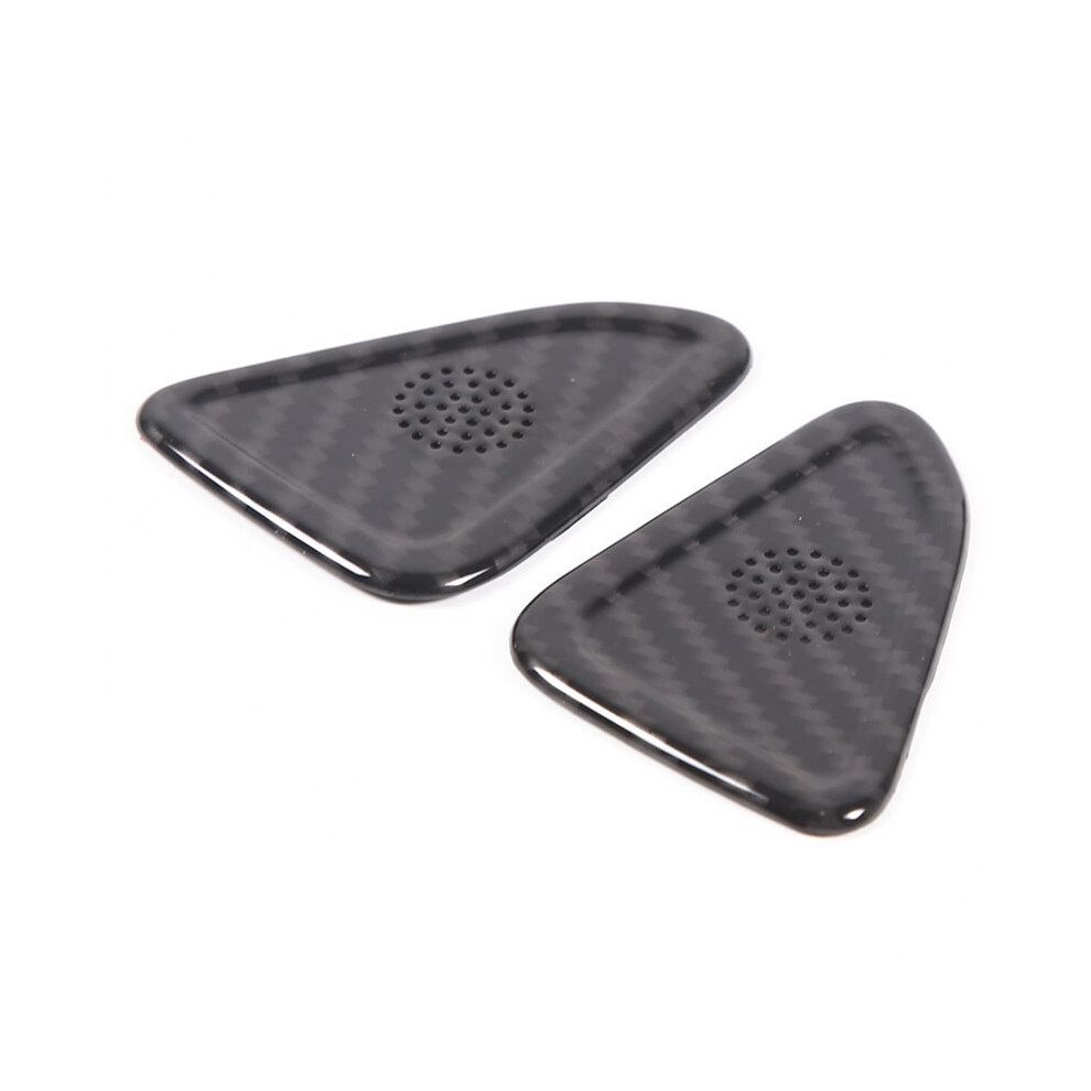 For Corvette C8 2020-2023 Car Door Speaker Audio Sound Cover Trim Accessories Abs Carbon Fiber 6031637819172