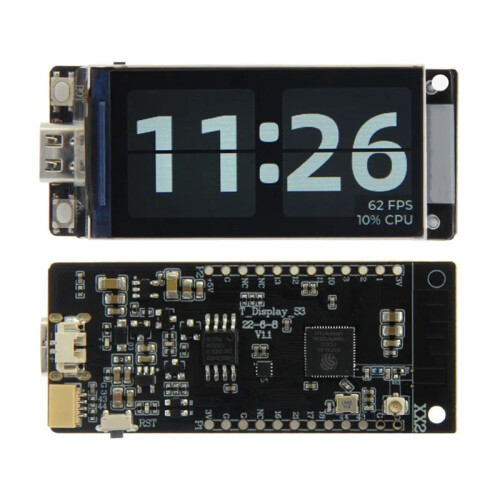 ESP32-S3R8 T-Display-S3 Development Board 1.9 Inch LCD Display WIFI  5.0 170X320 Wireless Module(Weld) 2
