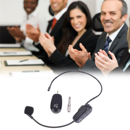Universal 2.4G Wireless Headset Bee Teaching Amplifier Sound Ear Hanging Headset Microphone Microphone 1
