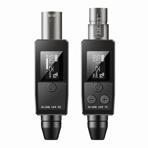 Trasmettitore e Ricevitore per Microfono Wireless UHF Sistema Wireless per Microfono XLR Adatto per Microfono Capacitivo da 48 V