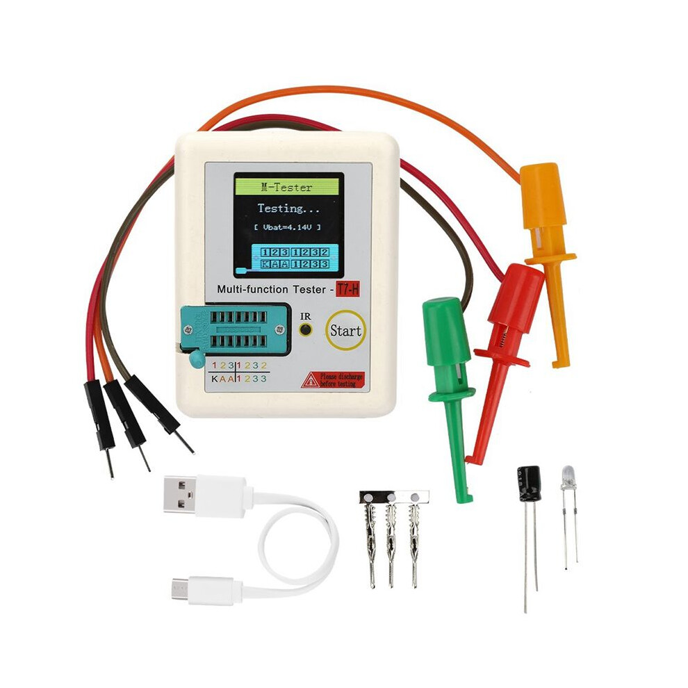 Tc-T7-H Transistor Tester Diode Transistor Capacitor Mos/Pnp/Npn Mosfet Tft Lcd Screen Tester Multime 6031960019706