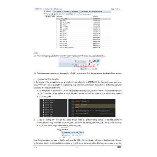 CH32V307V-EVT-R0 CH32V307 Development Board 32-Bit RISC-V Core MCU USB2.0 PHY Ethernet Application Evaluation Onboard 2