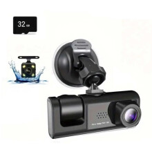 CaméRa VidéO de Voiture en Boucle HD 1080P + WIFI Enregistreur de Voiture à 3 Objectifs Sans Fil WiFi DVR de Voiture Connecté Mobile