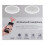 Built-In Amplifier Full Range Bluetoothback Cover Home Theater Background Music Ceiling Speaker(B) 8
