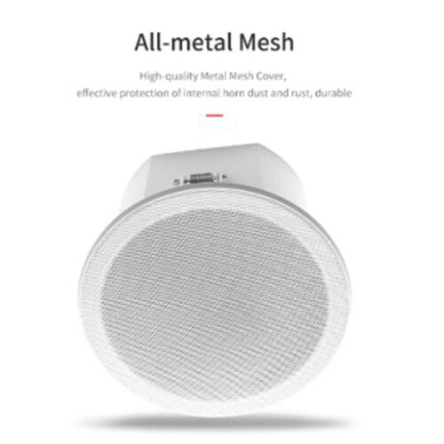 Built-In Amplifier Full Range Bluetoothback Cover Home Theater Background Music Ceiling Speaker(B) 1