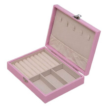 2pc Jewelry Organizer Box - Portable Storage Case for Necklaces, Earrings, Rings, Accessory Storage, Jewelry Boxes