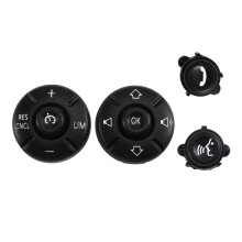 61316814567 61319360507 Car Steering Wheel Cruise Control Button Cover Trim for Cooper F55 F56 F57 F60, A Style