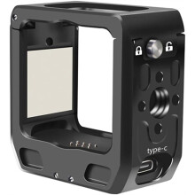 Aluminum Alloy Camera Protective Cage Rig Frame Housing Compatible with for Osmo Action 2 Sport Camera