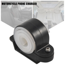 12V To 5V Motorcycle Usb Charger For Moto 2.1A 12V Motorcycle Charger With Voltmeter Led Display Thermometer