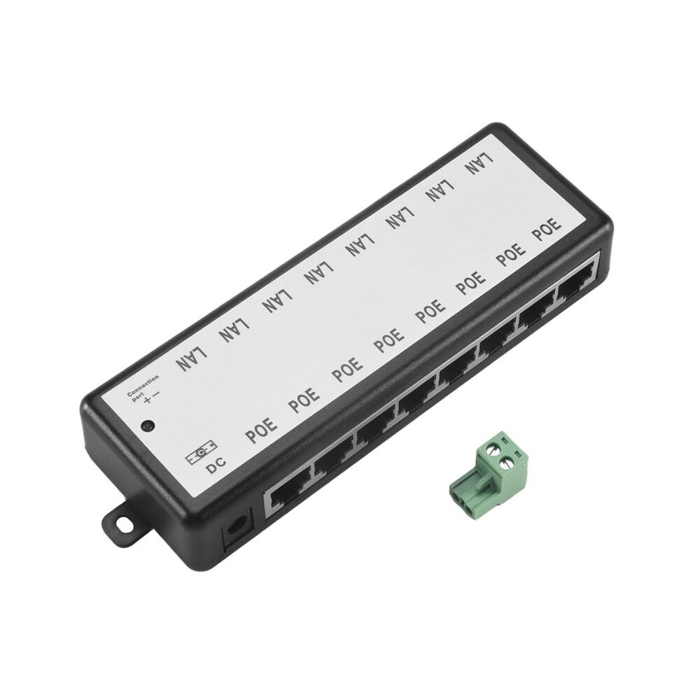 8 Poe Injector Poe Splitter For Cctv Network Poe Camera Power Over Ethernet Ieee802.3af 6031094900031