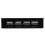 3.5 Inch Floppy Bay 4  USB 2.0 Hub USB2.0 Front Panel Expansion Adapter Connector Bracket With 9Pin Cable For Desktop 4