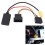 Car  AUX Cable Adapter for   Punto  Stereo  6Pin  Module Adapter 9