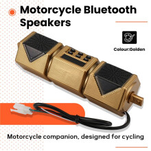 Motorrad MP3 Player Lenker Lautsprecher  Musik FM Radio Wasserdicht Verstellbare Halterung Fahrrad Audio Stereo 12V