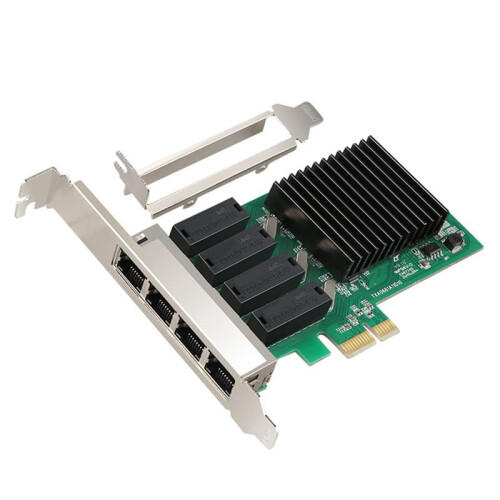 PCI-E 4 Port Gigabit Network Card PCI-E RTL8111H Chip 1000Mbps RJ45 LAN Adapter Network Controller 2