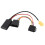 Car  AUX Cable Adapter for   Punto  Stereo  6Pin  Module Adapter 5