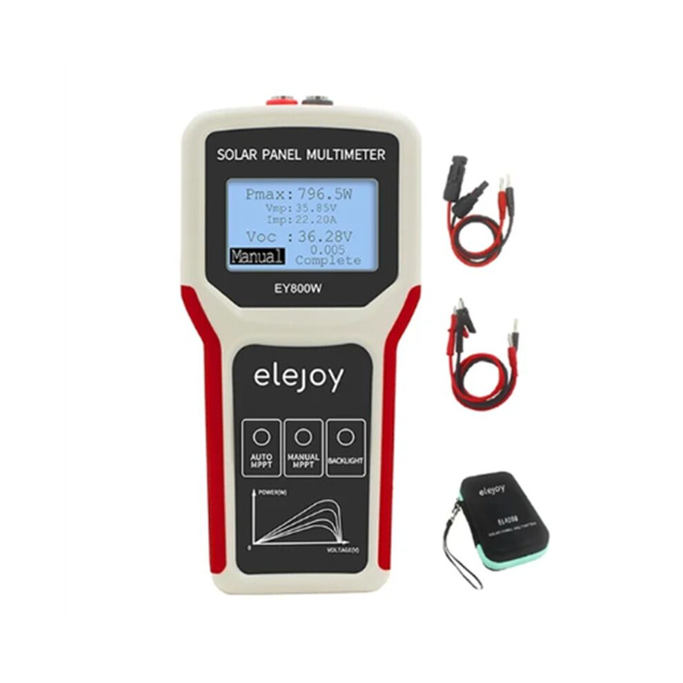 Elejoy Ey800w Photovoltaic Panel Multimeter Solar Panel Mppt Tester Voltage Current Power Test Meter Multi Meter 6032669262882