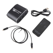 FSU Spdif & Audio  3 i 1 Out Optisk Splitter Toslink Digital Optical Audio  3X1 Adapter för Hdtv Dvd Ps4