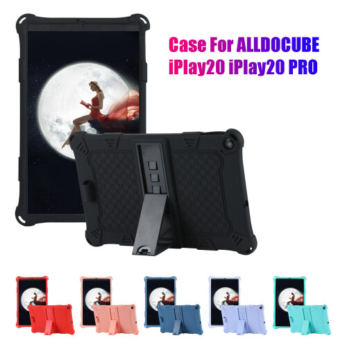 Capa para Tablet ALLDOIPlay20/IPlay20 PRO 10,1 Polegadas Capa de Silicone com Suporte para Tablet e Caneta (Roxa) 1