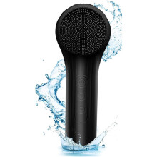 Waterproof Silicone Ultrasonic Facial Cleansing Device, Skincare Massager with 6 Speed Settings.