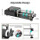 ETone Automatic Rotation Base Darkroom Film Development Electric Timing Auto Roller Rack Kit for 1500 2500 AP Developing Tank EU Plug 7