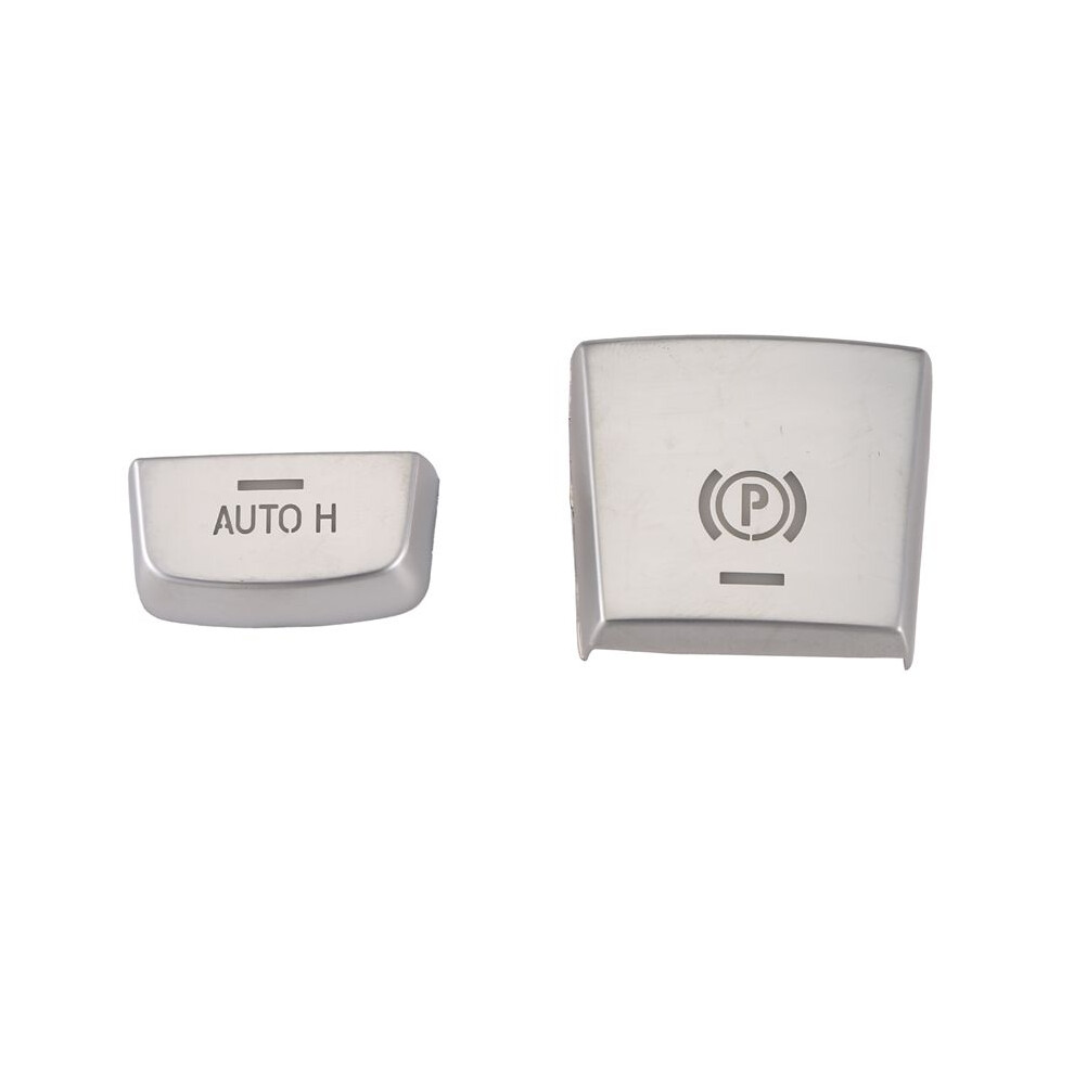 For - 5 6 7 Series F10 F01 5Gt F07 X3 F25 X4 F26 X5 F15 X6 F16 2Pcs Car Handbrake Auto Cover Sticker Trim 4762370453850