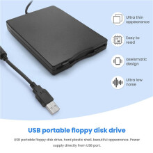 USB Portable Diskette Drive 1.44Mb 3.5 Inch 12 Mbps USB External Portable Floppy Disk Drive Diskette FDD for Laptop
