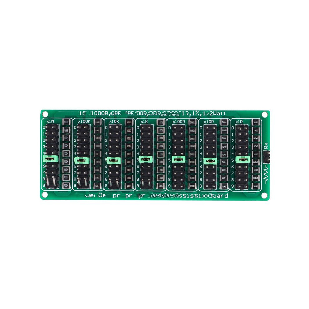 7 Decade 1R - 9999999R Programmable Smd Resistor Slide Resistor Board Step Accuracy 1R 1% 1/2 Watt Module 200V 6032513340476