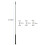 Antena de Teto AM/FM de 21,5 Polegadas Mastro de Carro para  Focus 2000-2007 98BZ18A886AA-CR198 AcessóRios de Carro 5