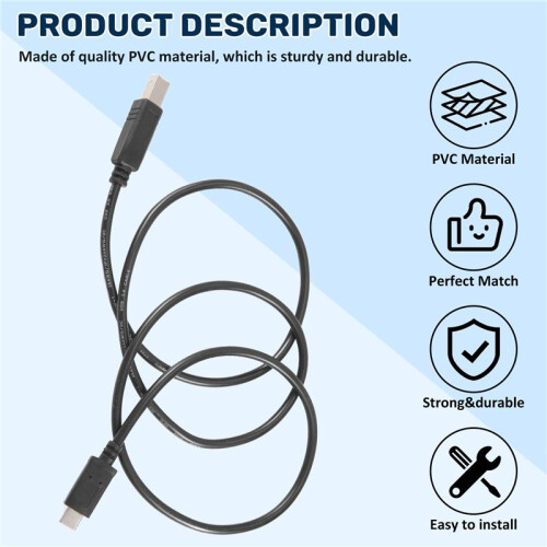 USB-C USB 3.1 C Typ Stecker Auf USB 2.0 B Typ Stecker Daten Kabel Mobil Telefon Drucker 1