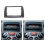 2 Din Fascia for  Panda 2003- 2012 Radio Stereo Panel Dash Mount Installation Trim Kit Frame Plate Bezel 5