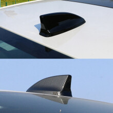 Car Fin Antenna Auto Radio AM/FM Signal Aerials Decoration for 11T 2022 Black