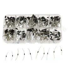 200 Stücke 10 Werte Gleichrichterdioden Sortiertes Satz 1N4001 1N4002 1N4003 1N4004 1N4005 1N4006 1N4007 1N5817 1N5818 1N5819