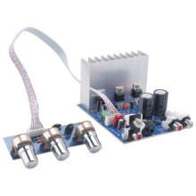 TDA2030 15W + 15W + 30W Amplificador de 2,1 Canales Placa de Audio Amplificador de Subwoofer Salida de Graves para Altavoz DIY Dual AC12-15V