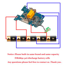 Mach Es Selbst Batterie GehäUse Einzelzellen Schutz Erkennung BMS für  18V Akku BL1830 BL1820 BL1815 BL1860B LXT 400