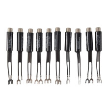 10 PCS UHF VHF FM 75-300 Ohm TV Antenna Adapter Matching Transformer Coaxial Cable
