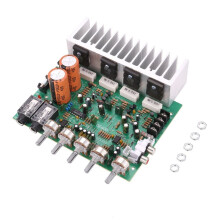 LjudföRstäRkarkort Hifi Digital Reverb EffektföRstäRkare 250W X 2 2.0 Audio Preamp BakföRstäRkning med Tonkontroll E3-004