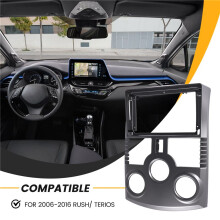 2 Din Car Radio Fascia for Rush/ Terios DVD Stereo Frame Plate Adapter Mounting Dash Installation Bezel