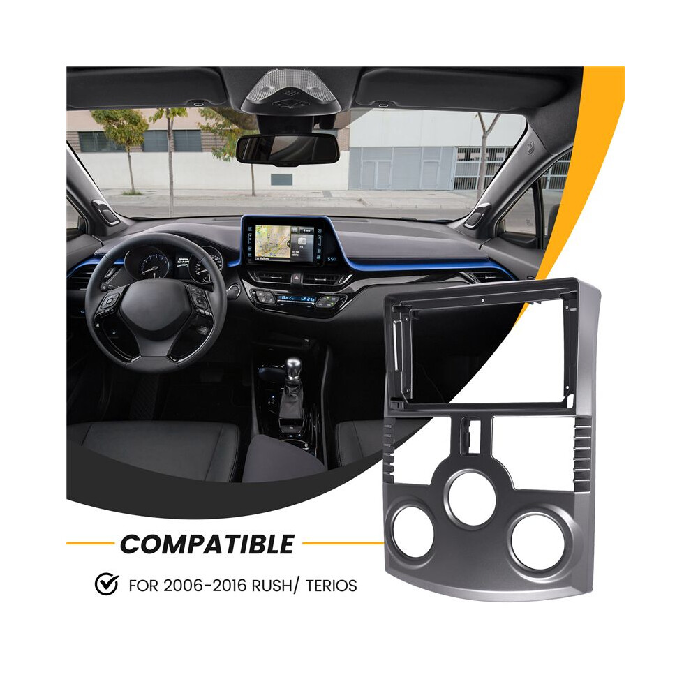 2 Din Car Radio Fascia For Rush/ Terios Dvd Stereo Frame Plate Adapter Mounting Dash Installation Bezel 4713940469597