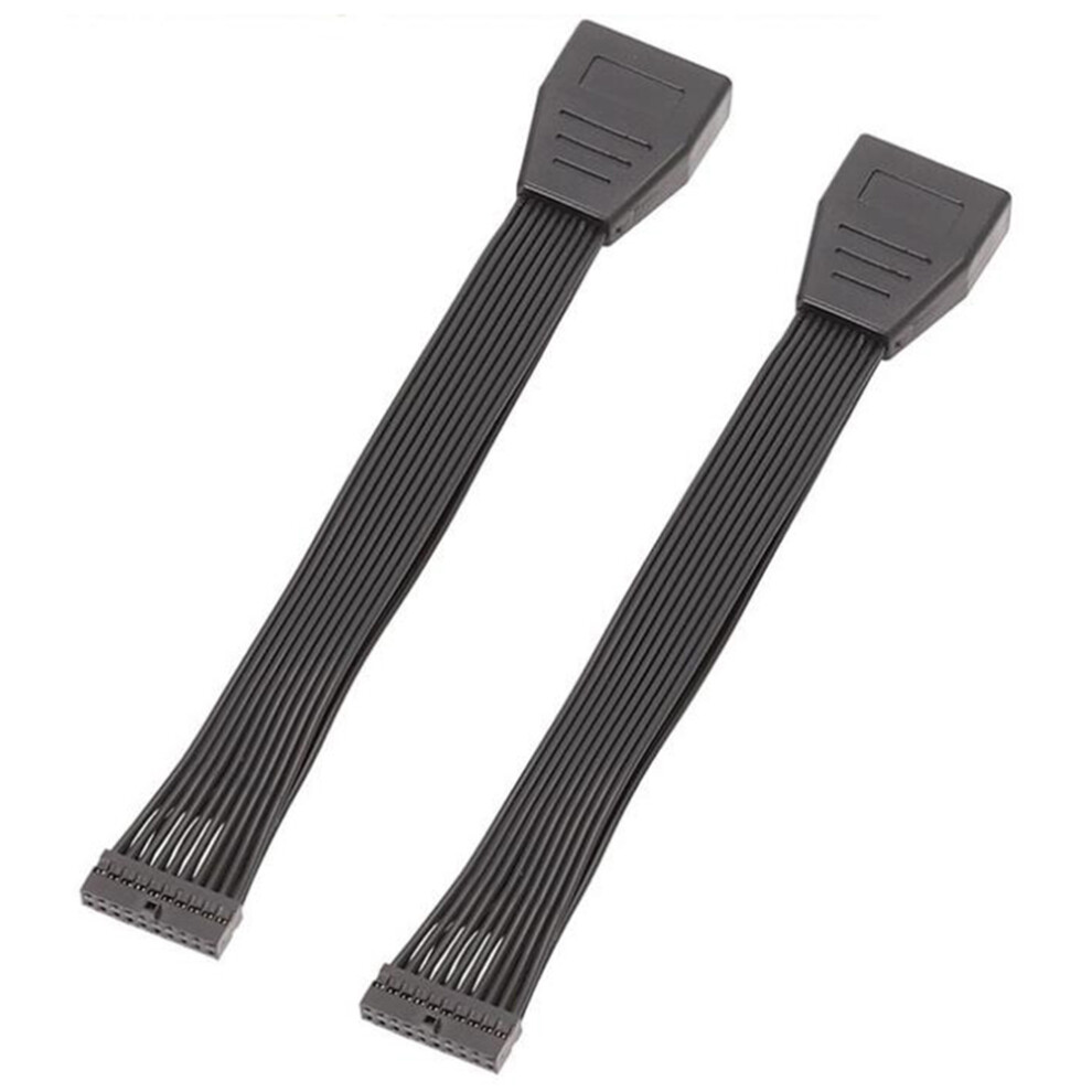 2Pcs Small Usb 3.0 19/20Pin Internal Extension Header Adapter Cable Usb 20Pin Extension Cable For Motherboard 15Cm 6033071383905