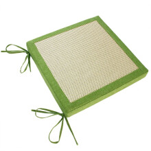 Cushion Chair Cushion Dining Chair Cushion Children'S High Butt Cushion Student Stool Cushion Grid Green