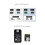 M.2 NVMe  SSD External Enclosure Type-C USB3.1 Gen2 10Gbps SSD Case Dual Protocol SSD Hard Disk Box for SSD 2230 7