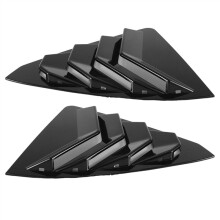 1Pair Car Rear Side Window Louver Cover for ES 350 300H Side Air Vent Scoop Shutter Deflector Trim Cover