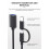 2 in 1 USB 3.0 OTG Adapter Cable Type-C Micro-USB to USB 3.0 Interface Converter for Cellphone Charging Cable -Red 3
