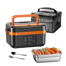 Electric Lunch Box Cordless Rechargeable Lunch Box with 8000mAh Battery Battery Powered Food Warmers UK Plug