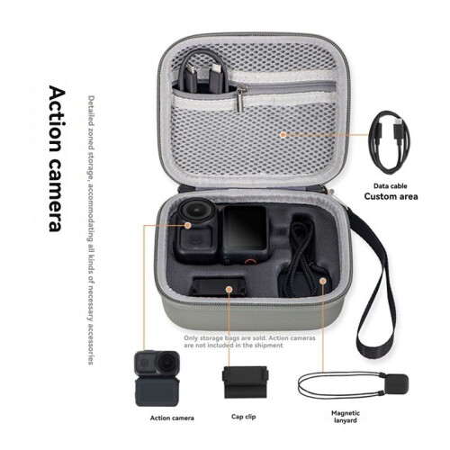 For   Camera Carrying Case Travel Bag Accessory Storage Bag PU Handbag Box for Standard Bundle 1