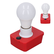 Portable E27 LED Work Light Bulb, 700LM, 12-60V, for 18V Lithium Battery