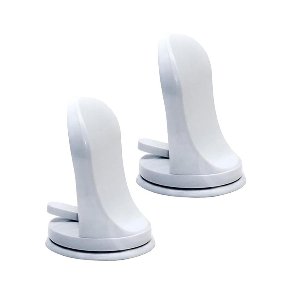 2pcs Shower Step,Handles Suction Cups Suction Foot Rest Shower,Bathtub Step Stool Portable Shower Bench