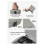 For   Camera Carrying Case Travel Bag Accessory Storage Bag PU Handbag Box for Standard Bundle 4